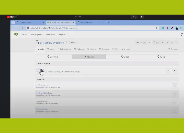 Direct Model GIT Check-In and Check-Out